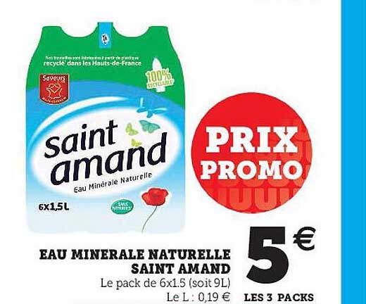 Eau Minérale Naturelle Saint Amand