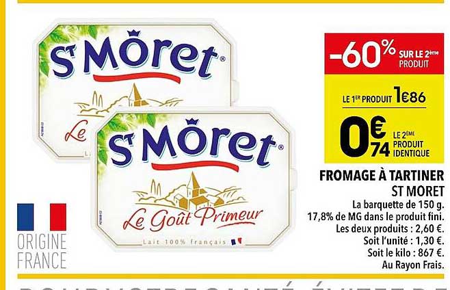 fromage à tartiner st môret