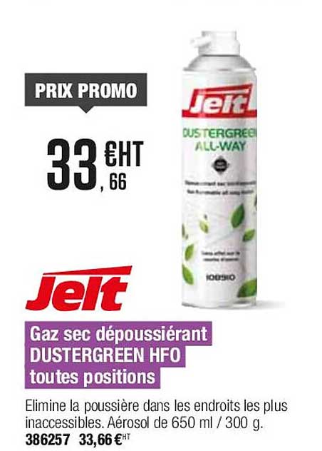 Gaz Sec Dépoussiérant Dustergreen Hf0 Toutes Positions Jelt