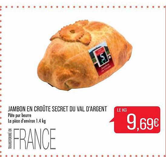 jambon en croûte secret du val d'argent