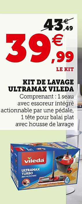 Kit De Lavage Ultramax Vileda