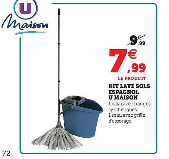 kit lave sols espagnol u maison