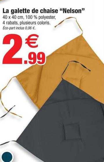 la galette de chaise "nelson"