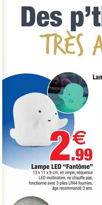 lampe led "fantôme"
