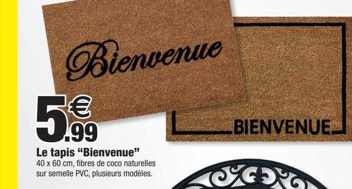 le tapis "bienvenue"