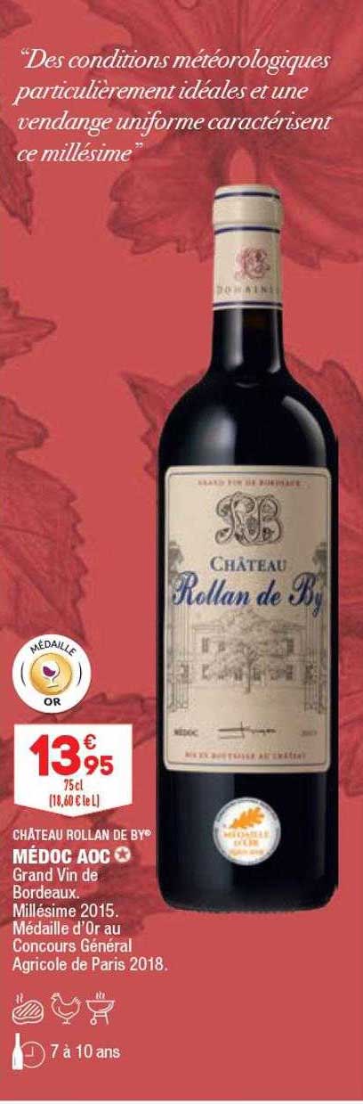 médoc aoc château rollan de by