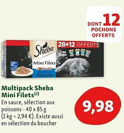 Multipack Sheba Mini Filets