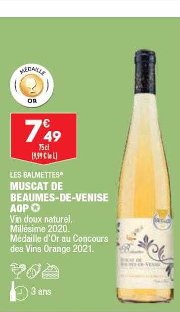 muscat de beaumes-de-venise aop les balmettes