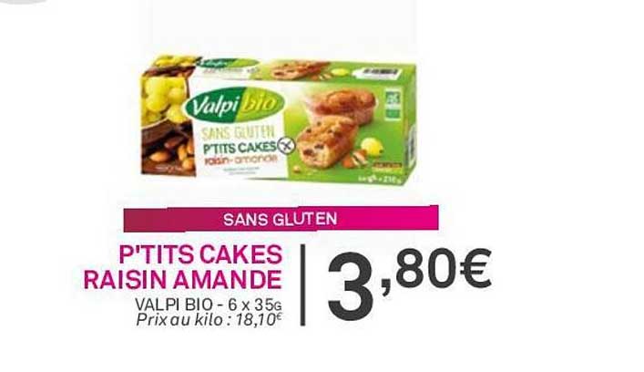 p'tits cakes raisin amande valpi bio