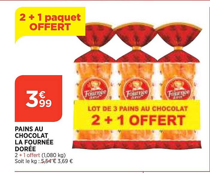 pains au chocolat la fournée dorée