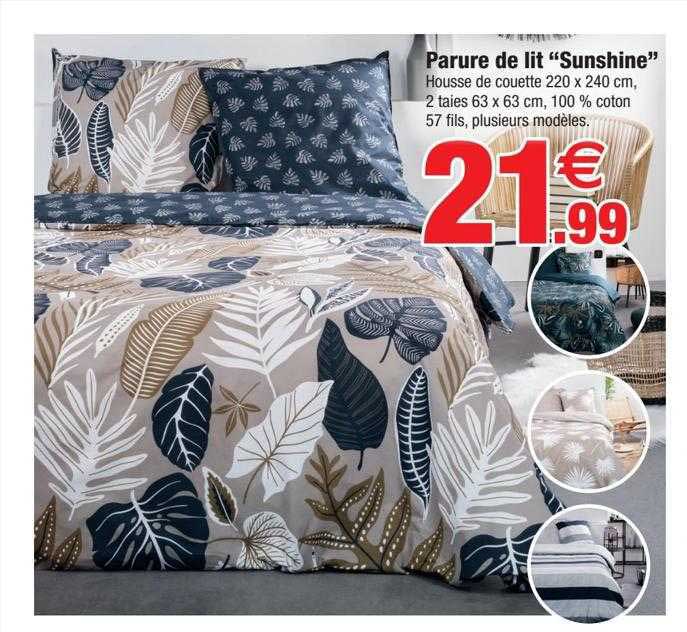 parure de lit "sunshine"