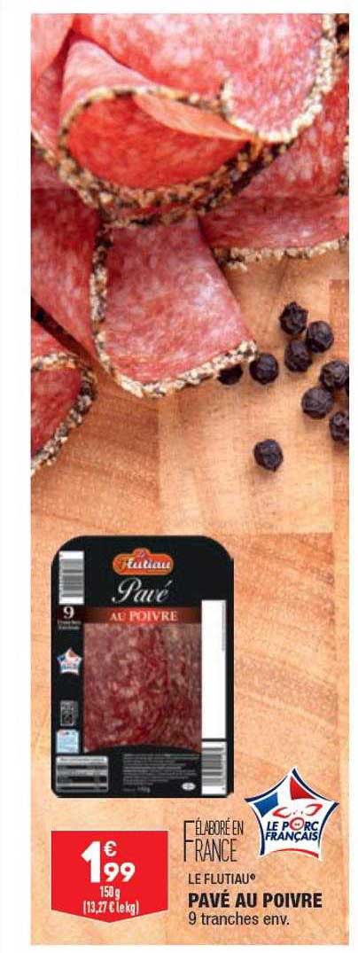 Pavé Du Poivre Le Flutiau