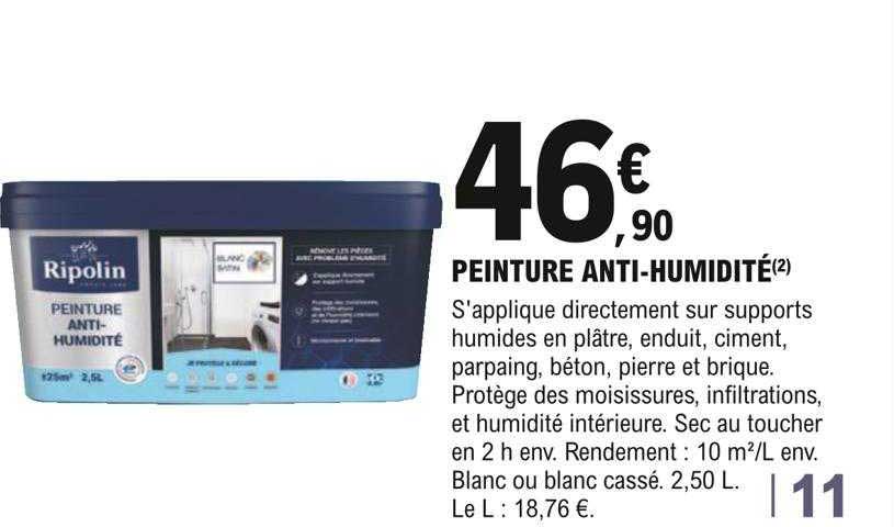 peinture anti-humidité ripolin