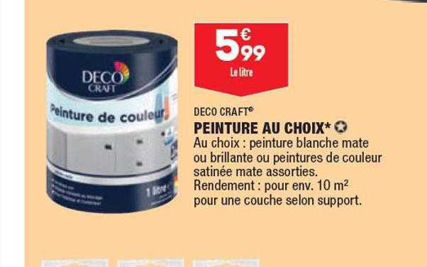Peinture Au Choix Déco Craft