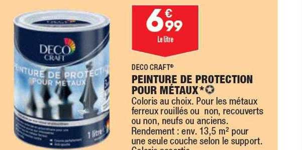 peinture de protection pour métaux déco craft