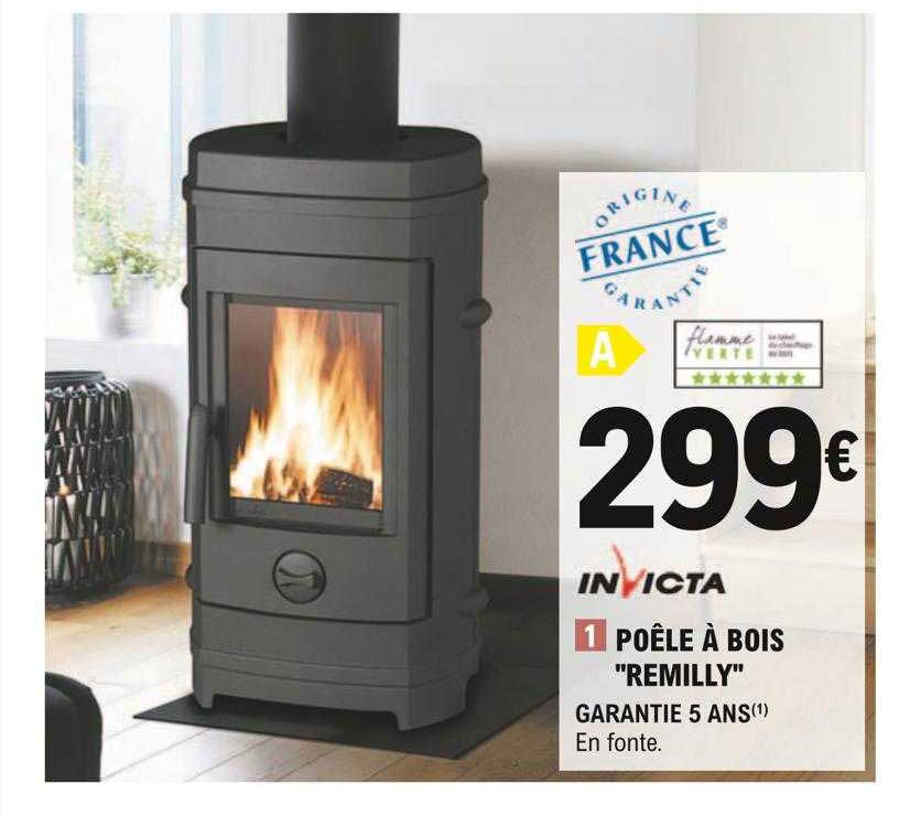 Poêle à Bois "remilly" Invicta