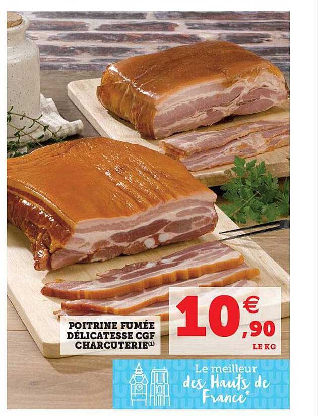 poitrine fumée délicatesse cgf charcuterie