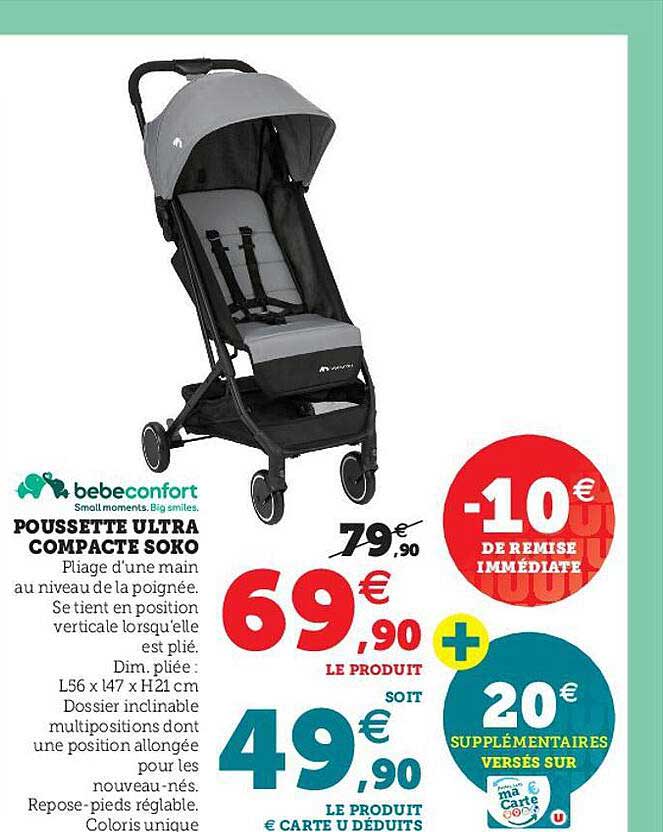 Poussette Ultra Compacte Soko Bebeconfort