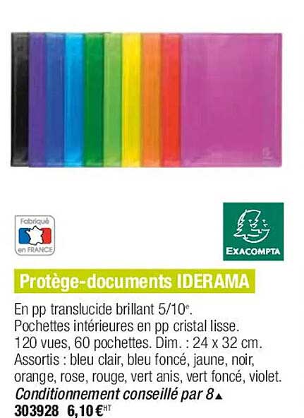 protège-documents iderama exacompta