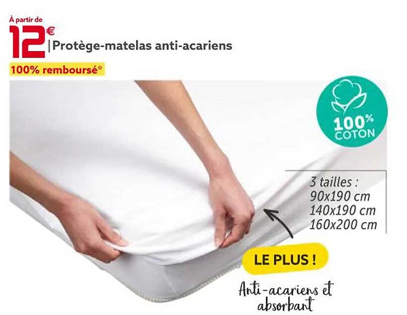 protège-matelas anti-acariens