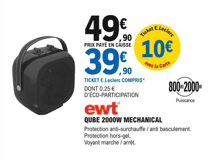 qube 2000 w méchanical ewt