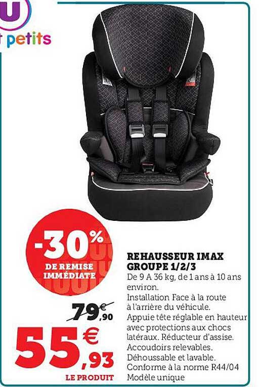 réhausseur imax groupe 1-2-3