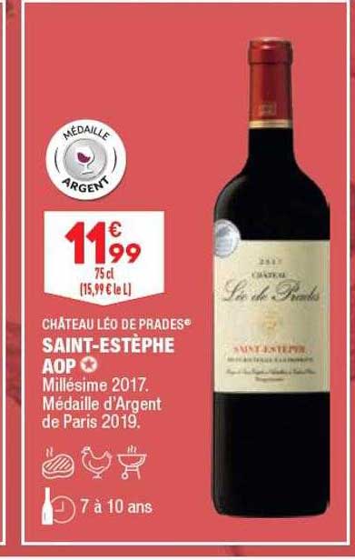 saint-estèphe aop château léo de prades