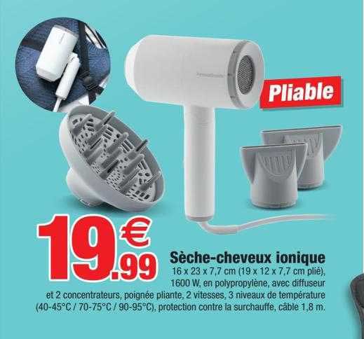 sèche-cheveux ionique