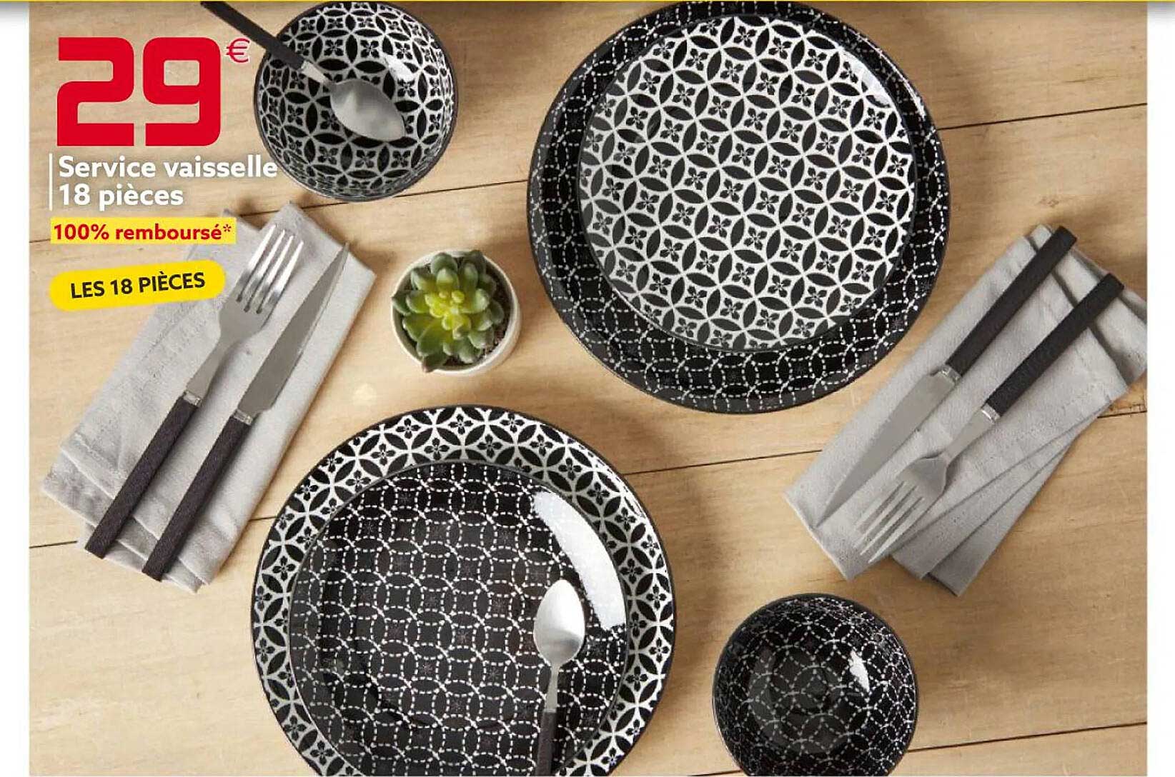 Service Vaisselle 18 Pièces