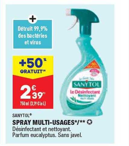 spray multi-usages sanytol