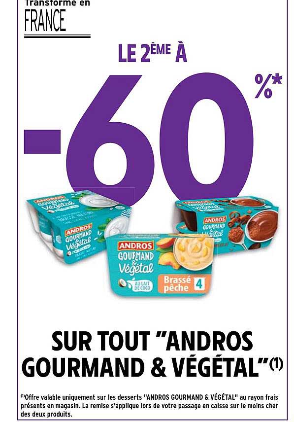 "andros Gourmand & Végétal"