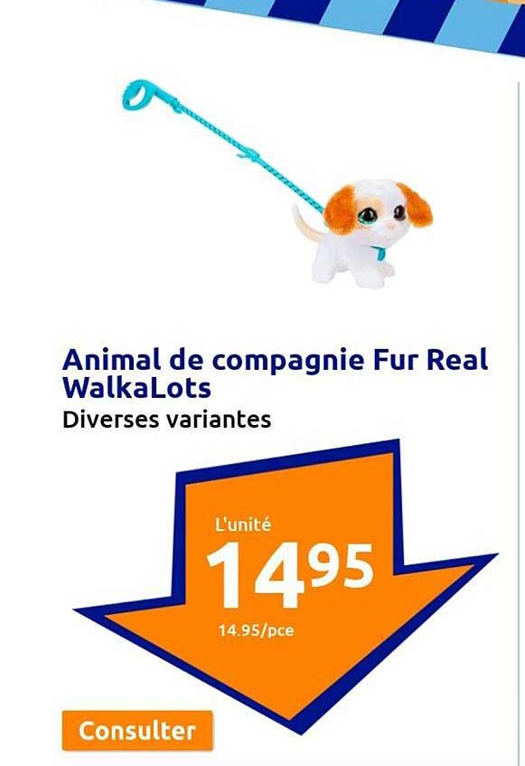 animal de compagnie fur real walkaLots