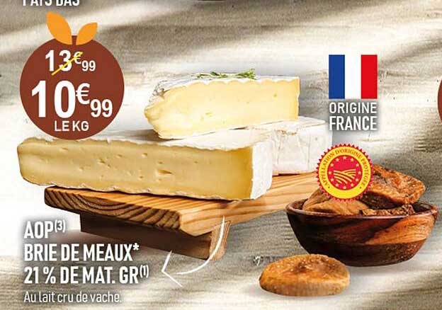 Aop Brie De Meaux 21% De Mat. Gr.