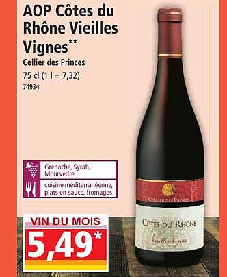 Aop Côtes Du Rhône Vieilles Vignes