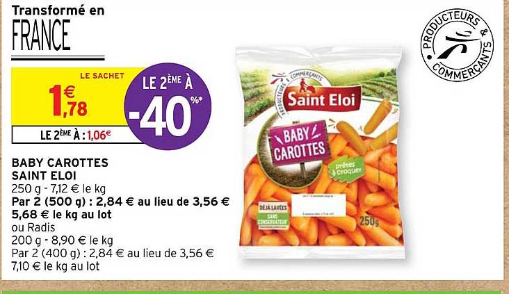 baby carottes saint éloi