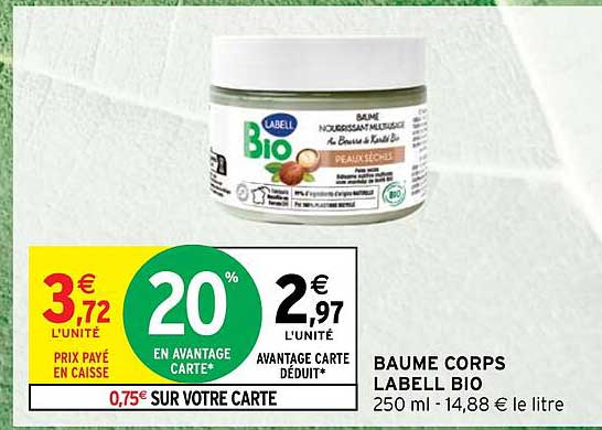 Baume Corps Labell Bio