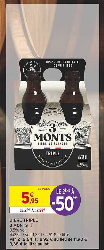 bière triple 3 monts