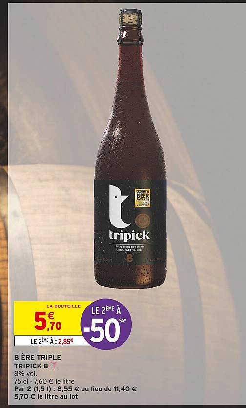 Bière Triple Tripick 8
