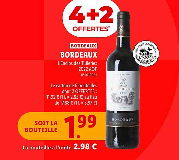 Bordeaux L'enclos Des Tuileries 2022 Aop