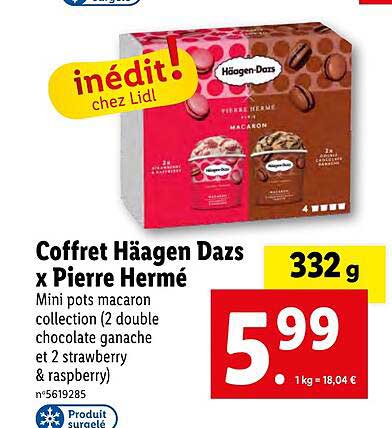 coffret häagen dazs x pierre hermé