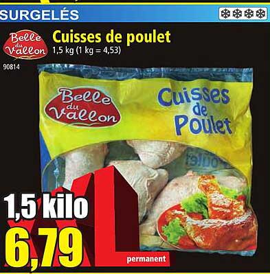 cuisses de poulet belle du vallon