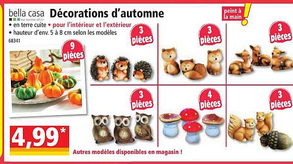 décorations d'automne bella casa