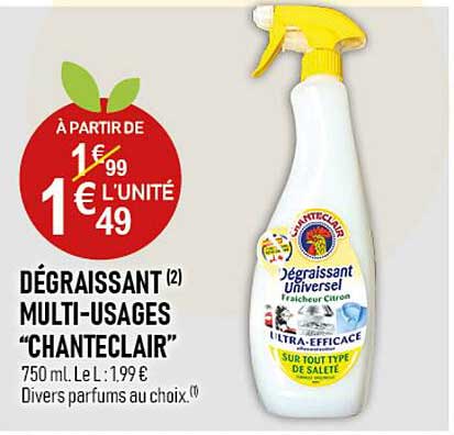 dégraissant multi-usages "chanteclair"