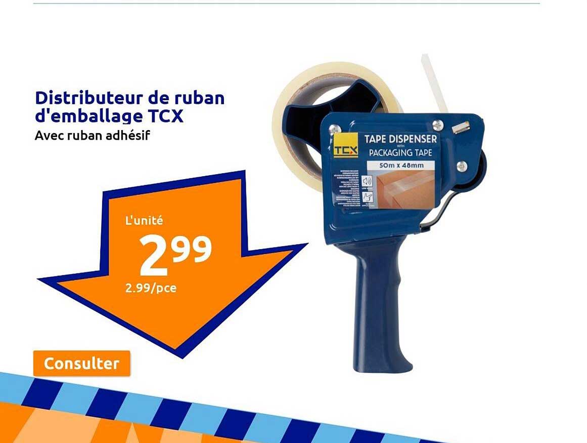 distributeur de ruban d'emballage tcx