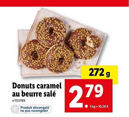Donuts Caramel Au Beurre Salé