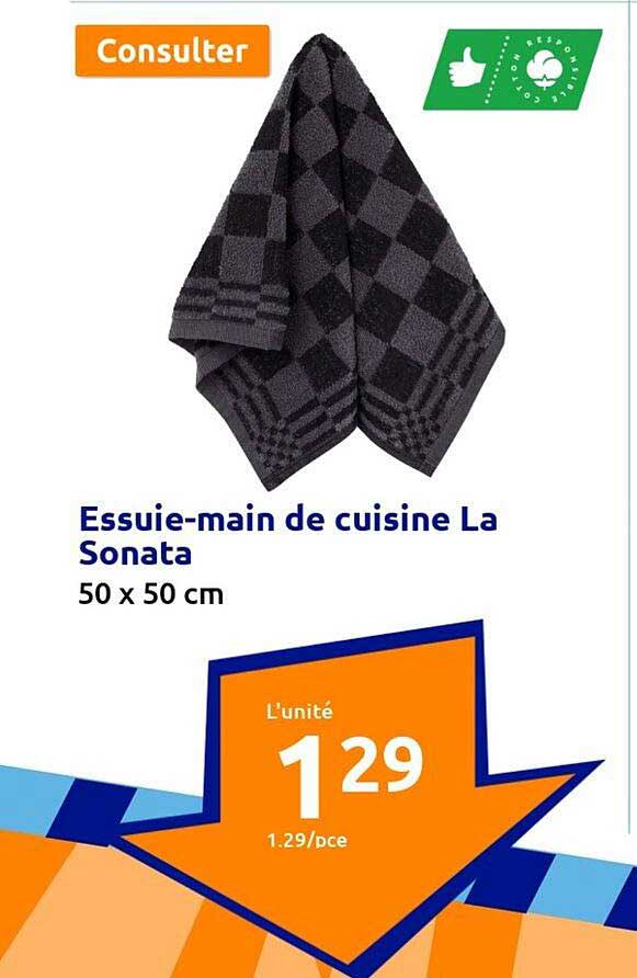 essuie-main de cuisine la sonata