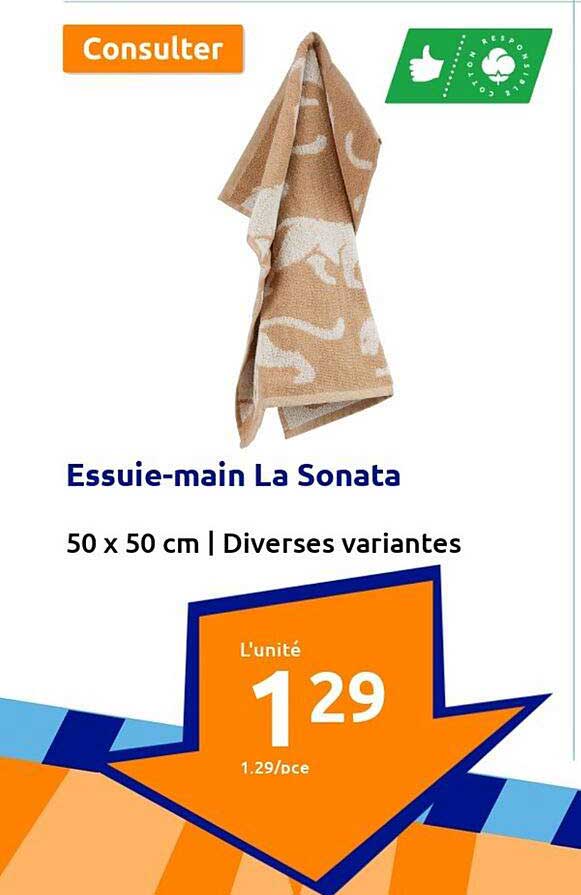 essuie-main la sonata