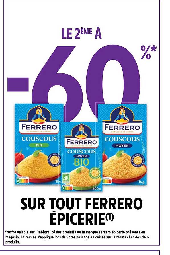 ferrero épicerie