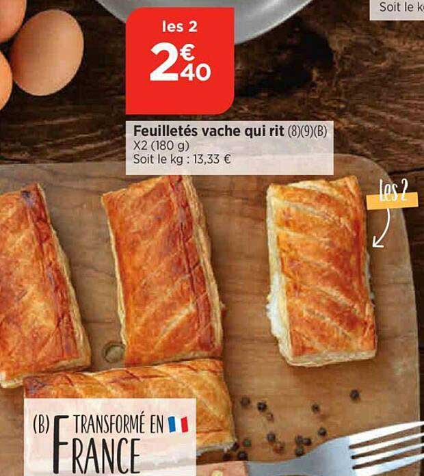 feuilletés vache qui rit