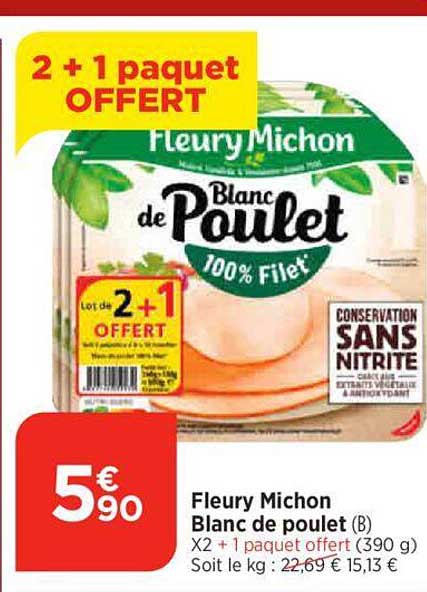 fleury michon blanc de poulet